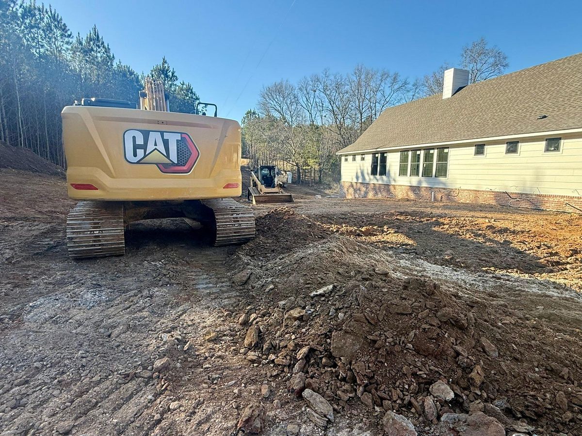 Land Grading for DC Construction Company LLC in Clanton, AL