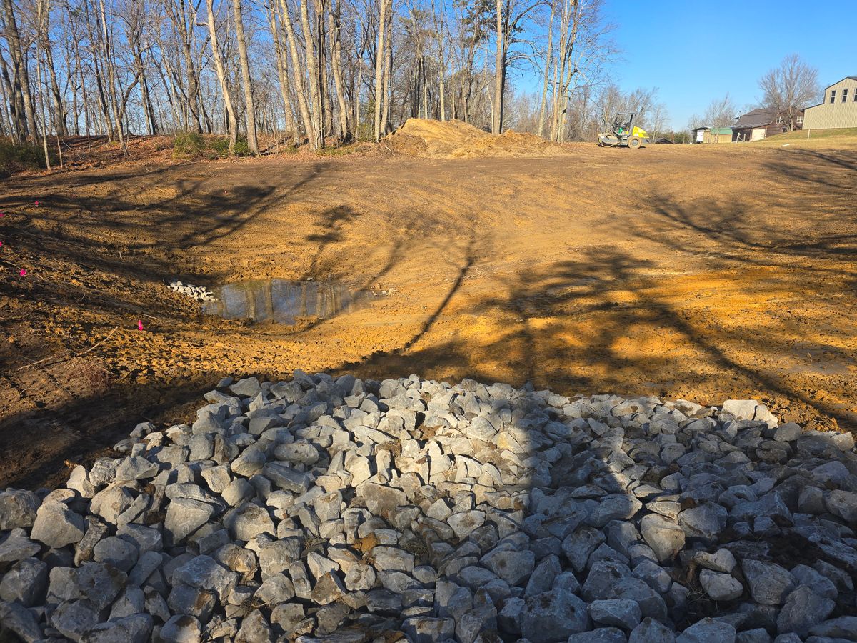 Land Grading for Troyer's Excavation in Monterey, TN