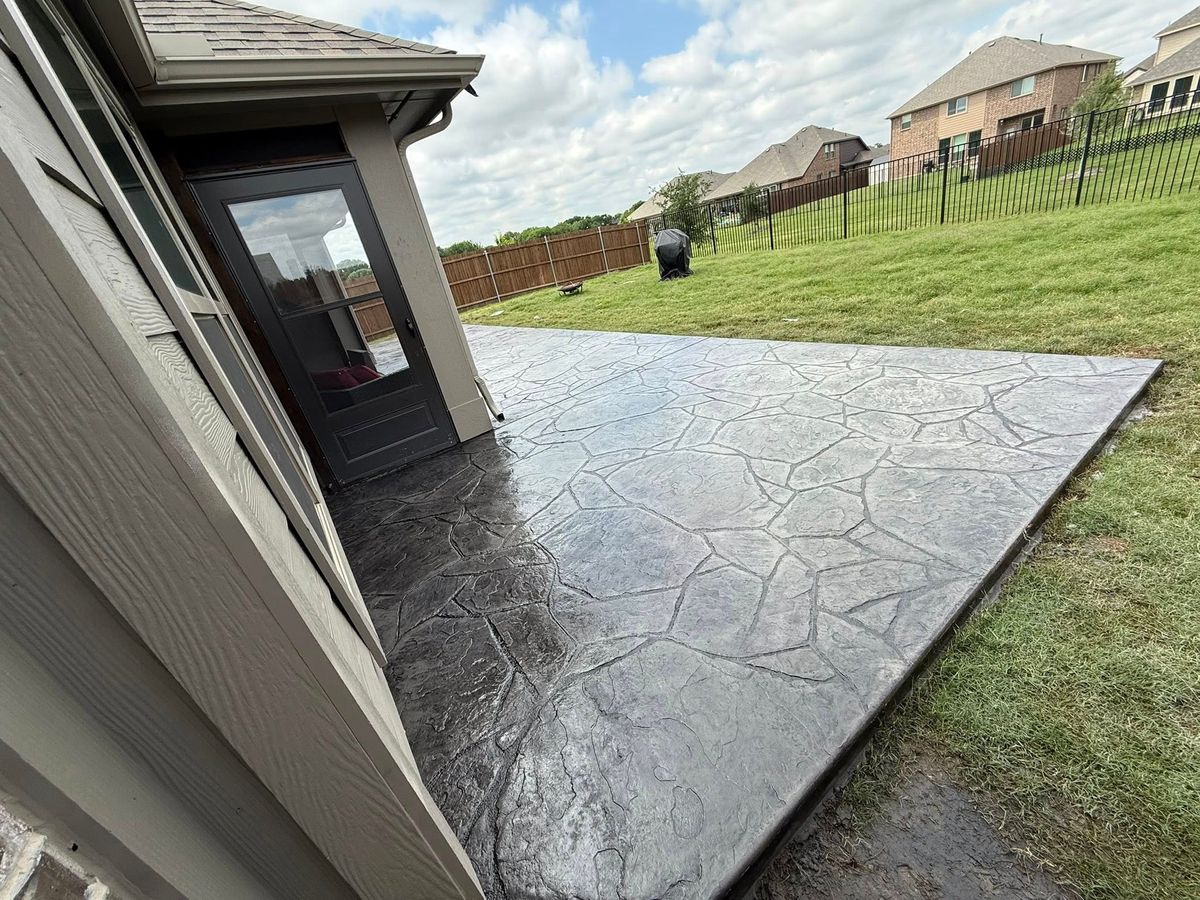 Patios for Maldonado's Concrete Construction in Dallas, TX