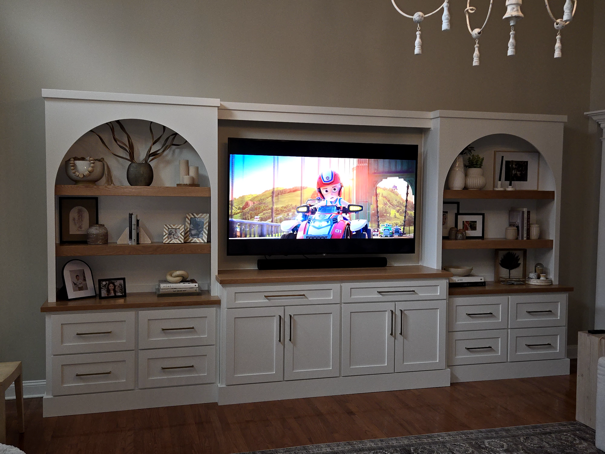 Entertainment Centers for Carolina Woodworks in Lyman, SC