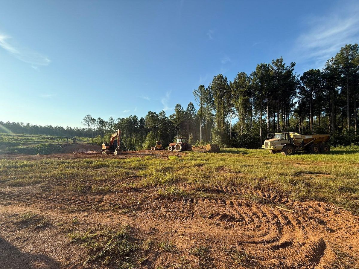 Site Preparation for Southern Land Improvements in Edgefield, SC