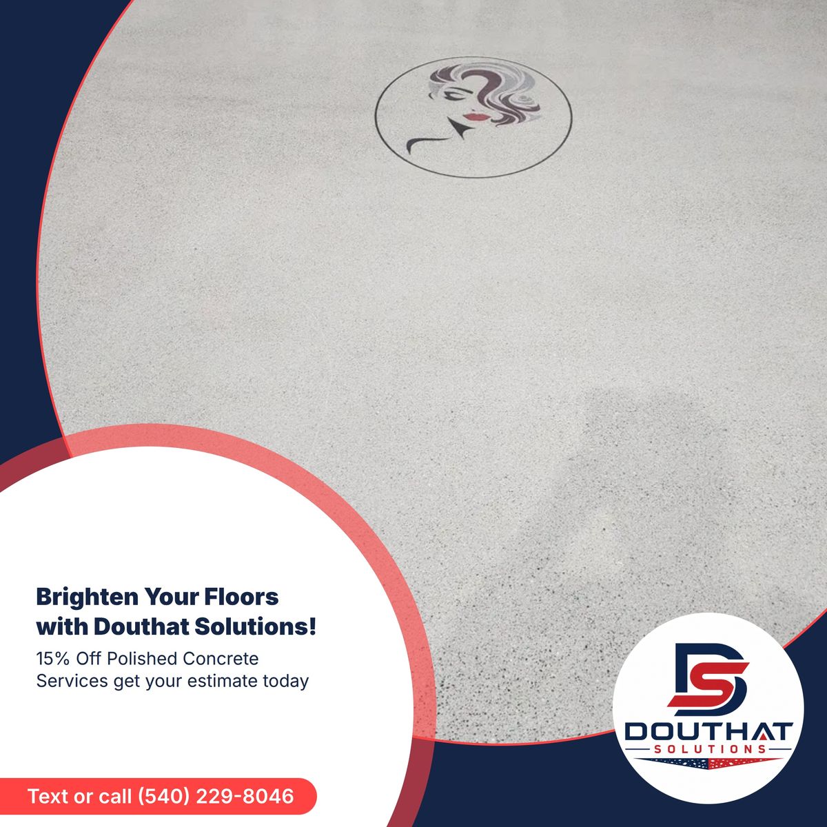 Polished Concrete for Douthat Solutions in Clearwater, FL