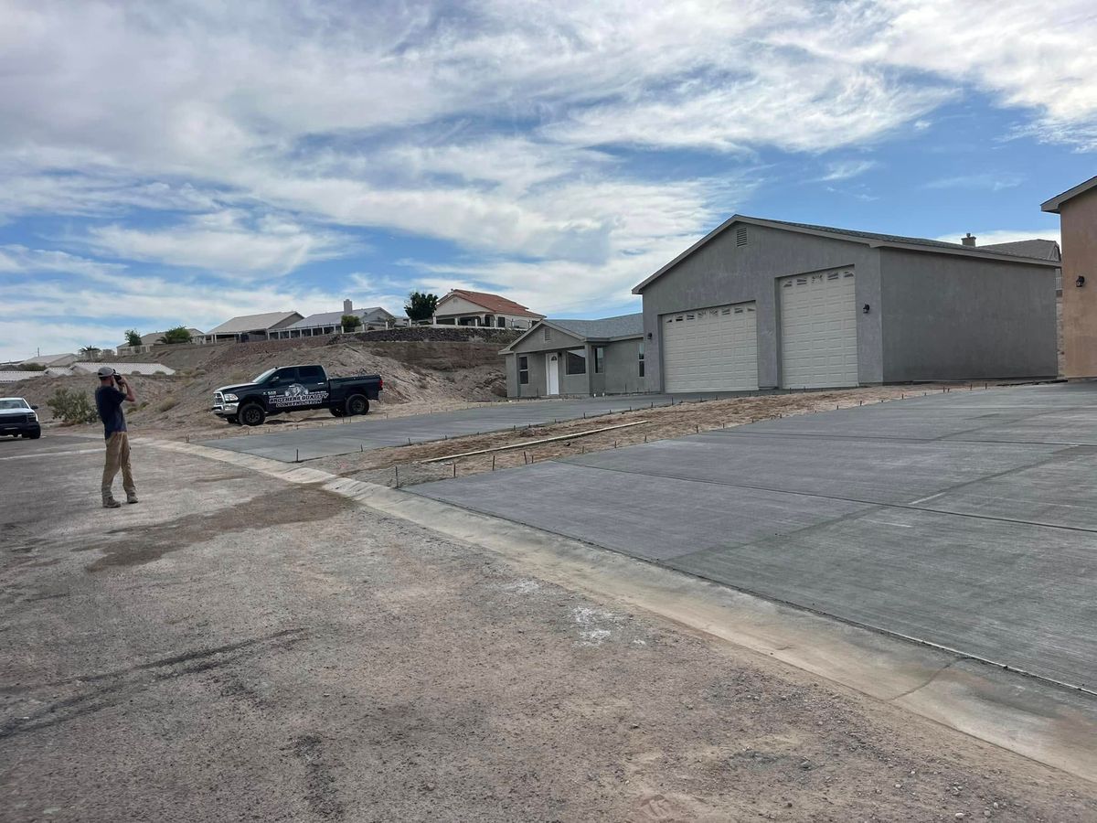 Driveway Design & Build for Brothers Quality Construction in Fort Mohave, AZ