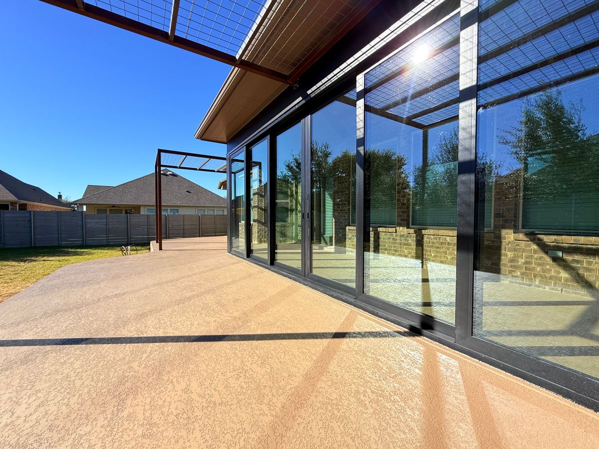 Patio Design & Installation for AJ’s Concrete in Hutto, TX