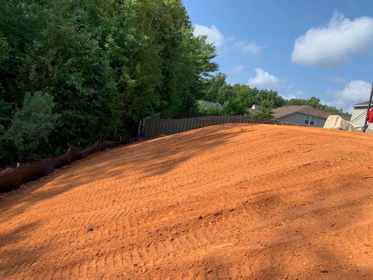 Excavation for Collins Constructors in Fyffe, AL