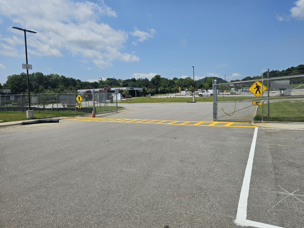 ADA Pavement Markings for Stripe A Lot in Knoxville, TN