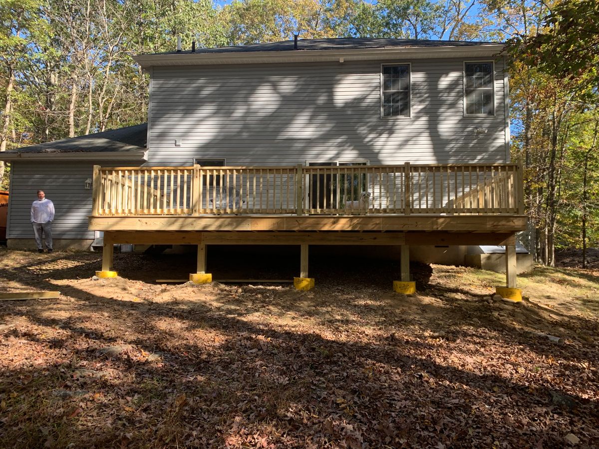 Deck and Patio Installation for Wood Home Creations in Carbondale, PA