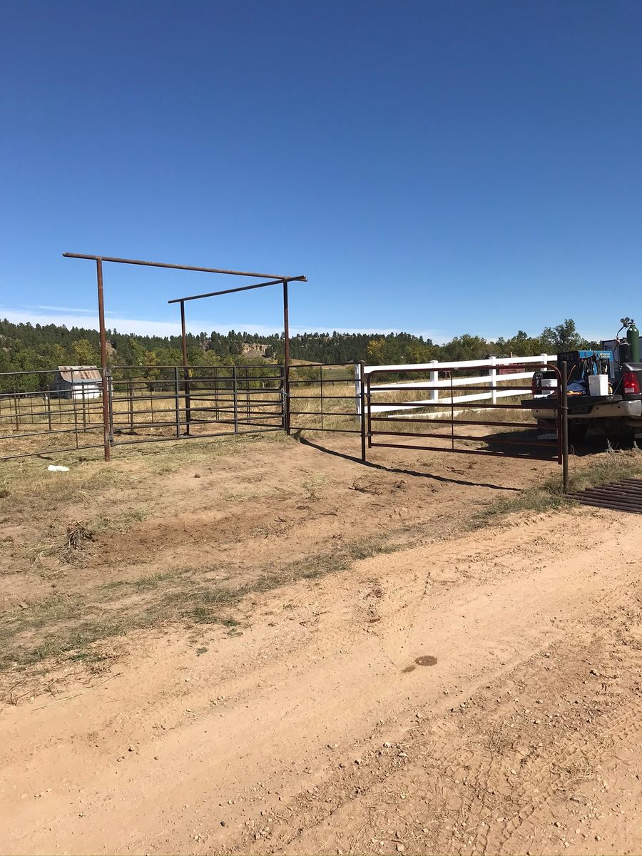 Pipe Fence Welding for Bullseye Services in Goodland, KS