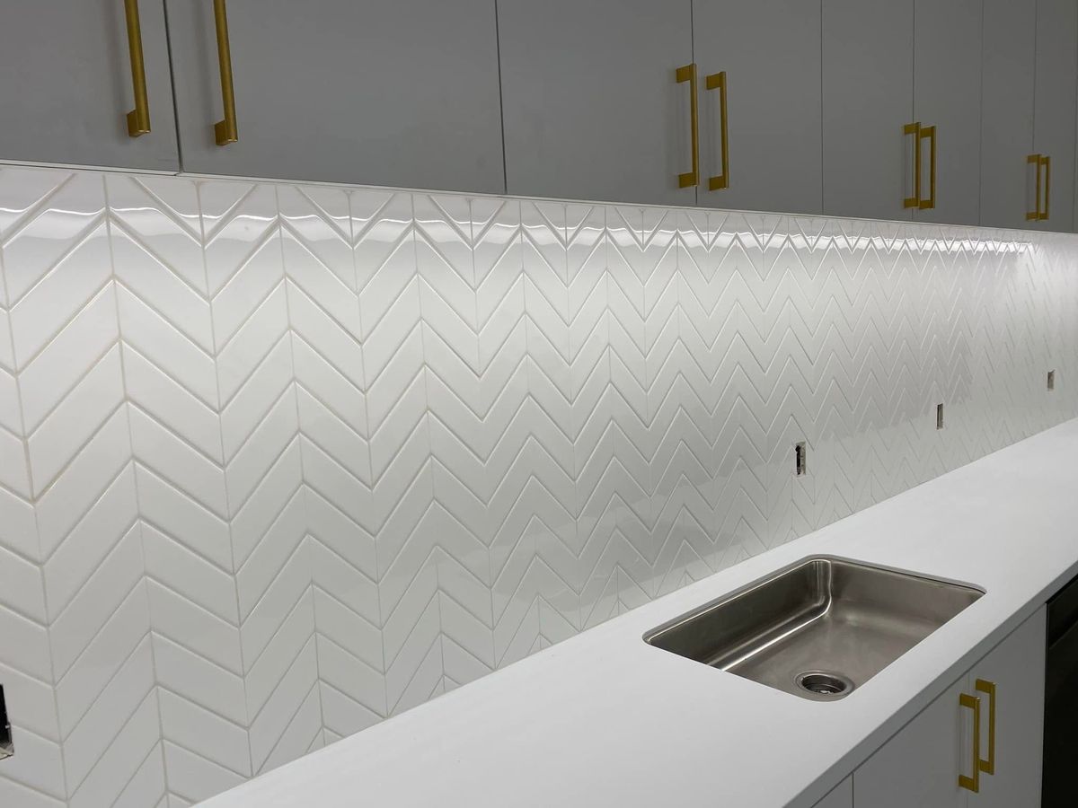 Kitchen Backsplash Installation for Premier Tile Masters in Manteca, CA