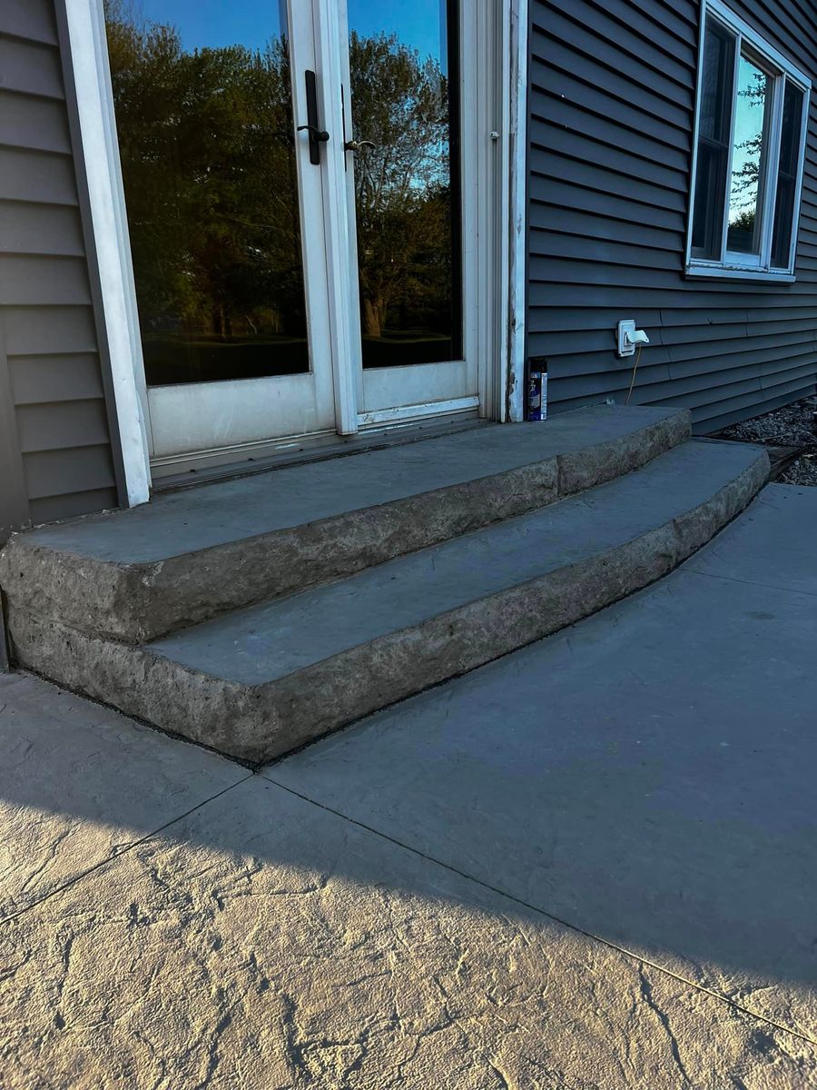 Stair Design & Installation for Wes The Concrete Guy in Elmore,  OH