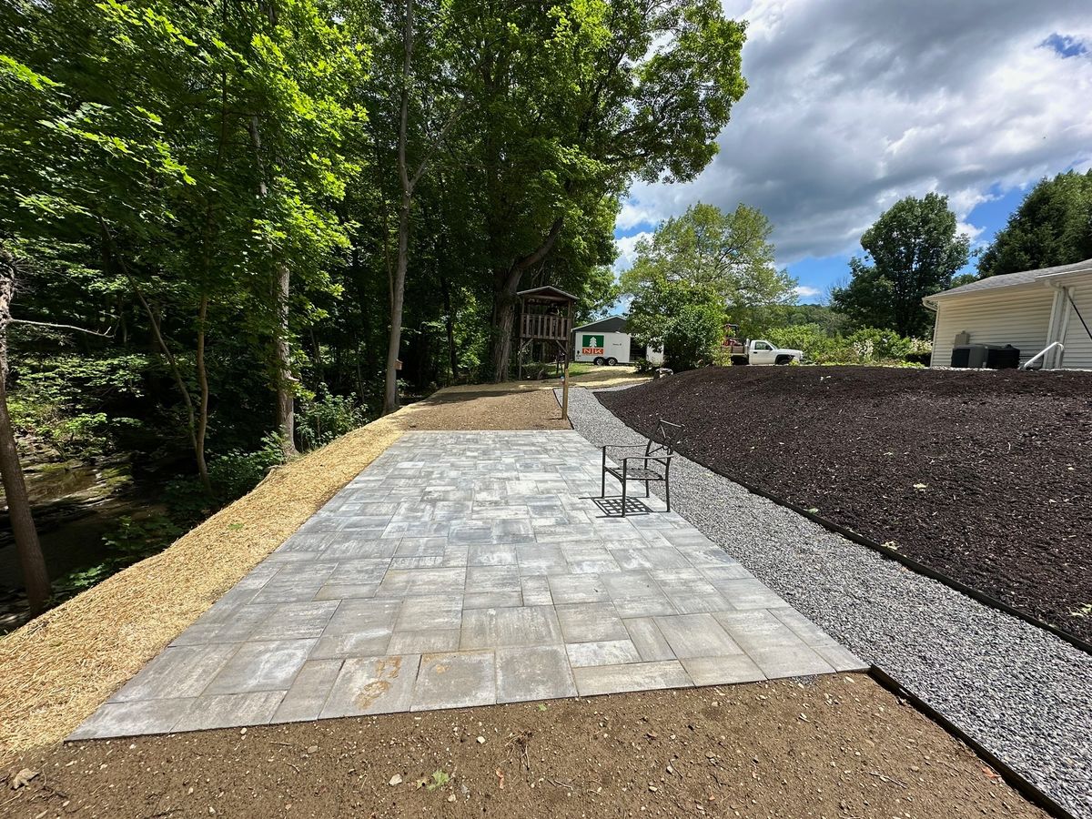Patio building for NK Landscaping LLC in Dutchess County, NY