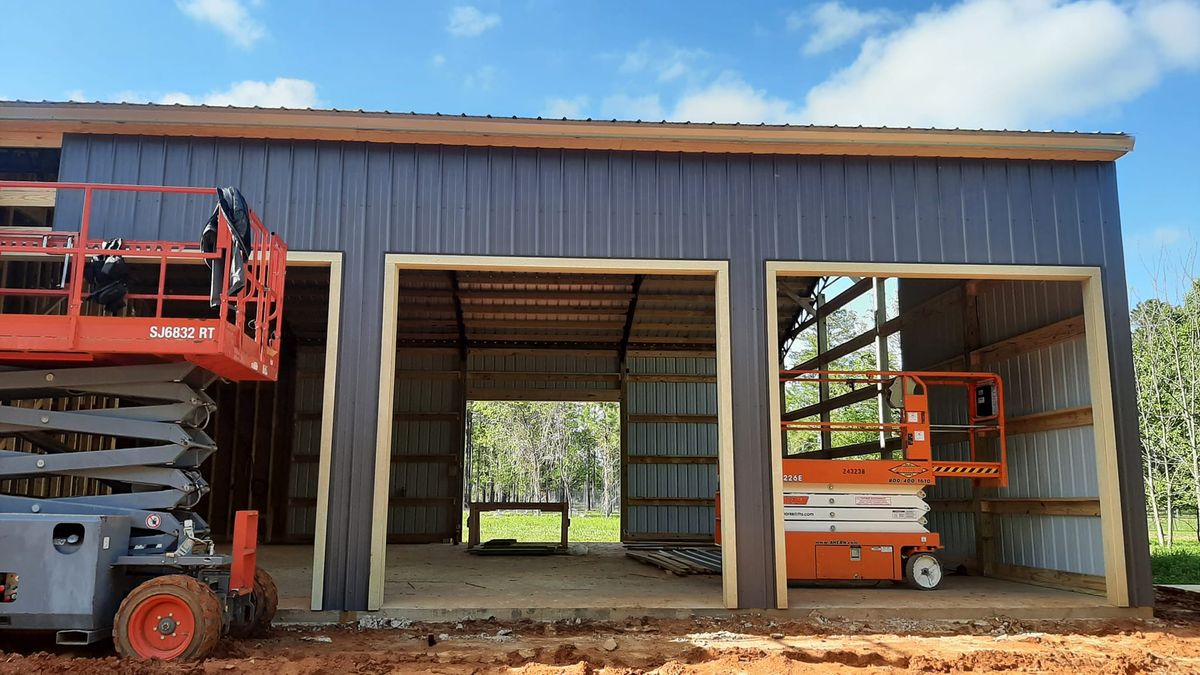 Commercial Work for RL Barns & Barndominiums in Deatsville, AL