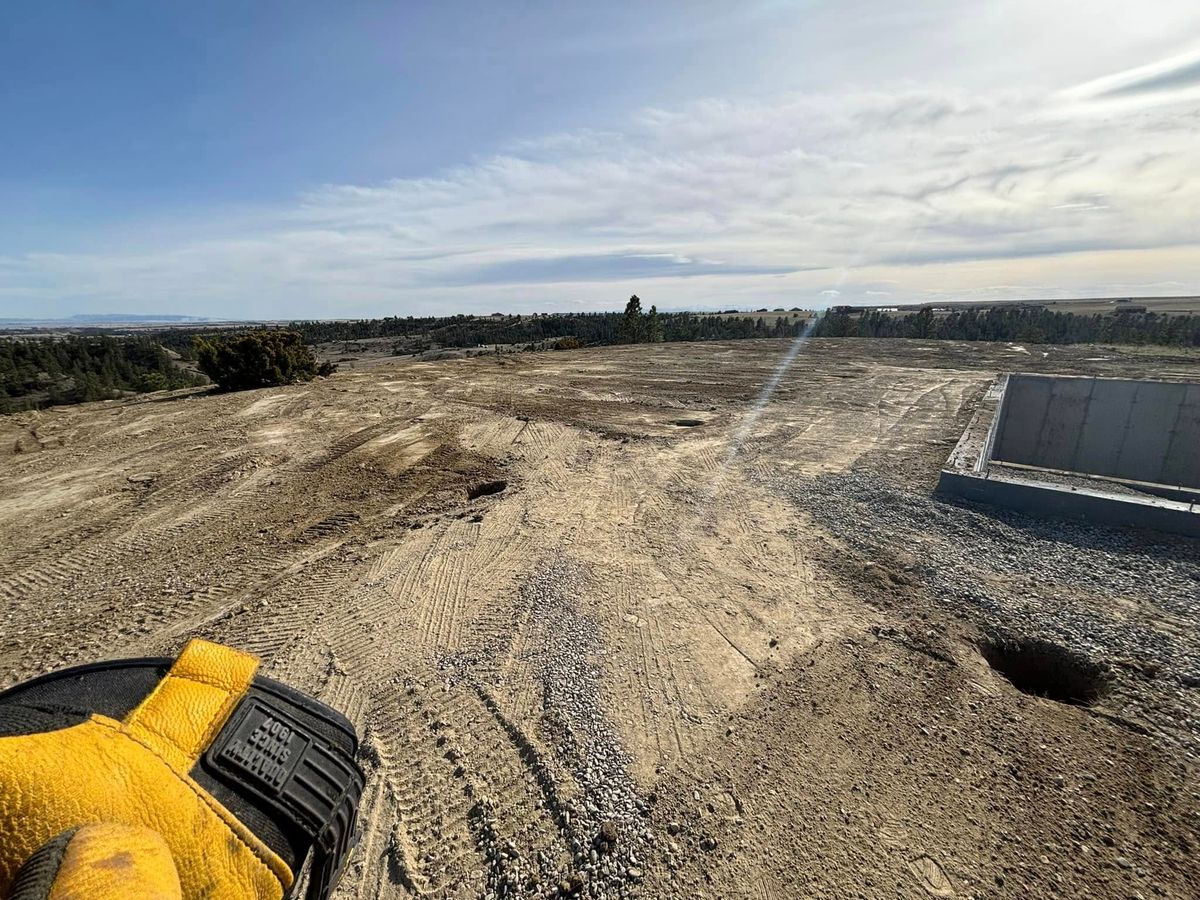 Site Preparation for Z & S Construction in Billings Heights, MT