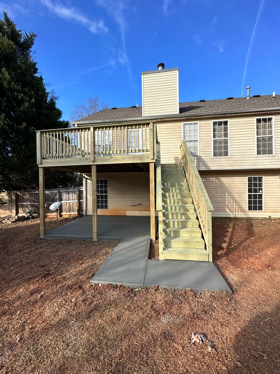 Fencing for JDP Construction Group in McDonough, GA