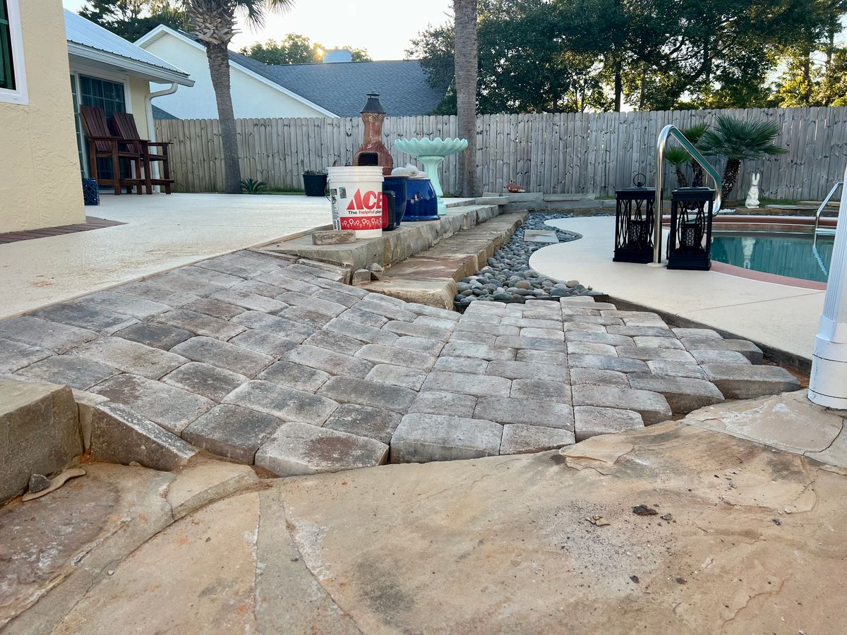 Paver Installation/Sealing for Ferrell’s Professional Painting & Home Services LLC in Panama City Beach, FL