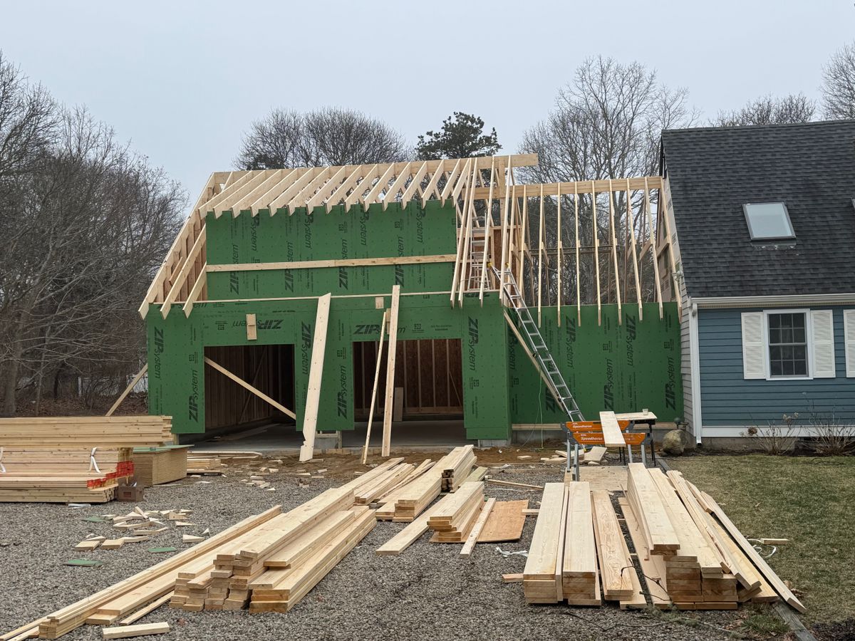 Deck Construction for Belfort Builders in Kingston, MA