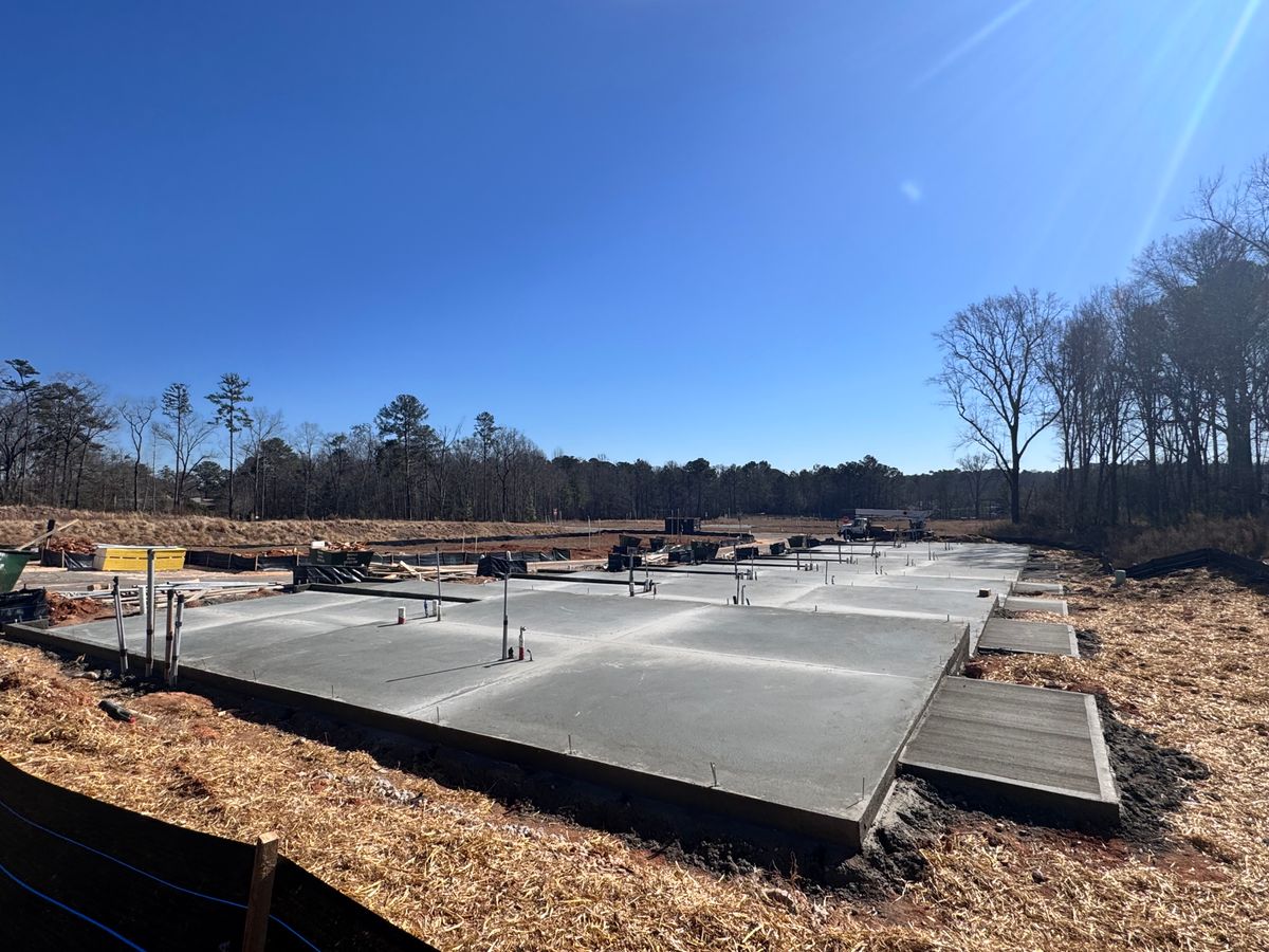 Concrete Slab Construction for CANALES CONSTRUCTION in Marietta, GA