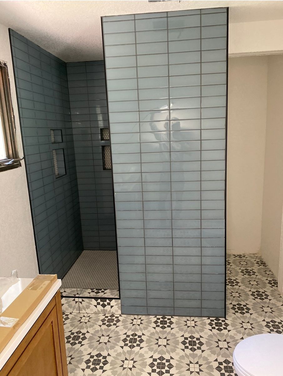 Tile Installation for NWP Construction Co. in Gig Harbor, WA