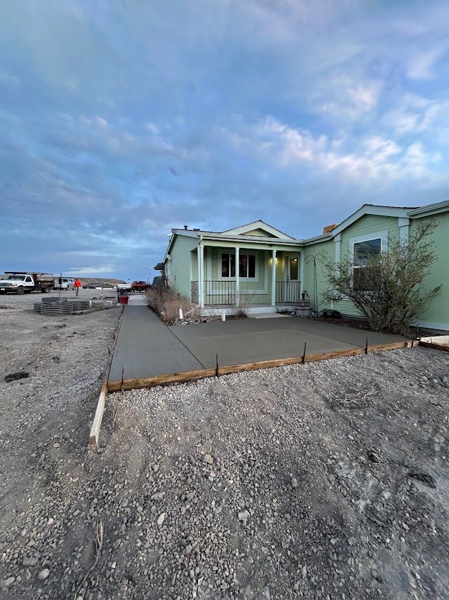 Concrete Installation for GB Concrete & Landscapes in Grand Junction, CO