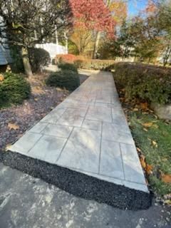 Stamped Concrete Installation for STS Custom Concrete in Butler County, PA