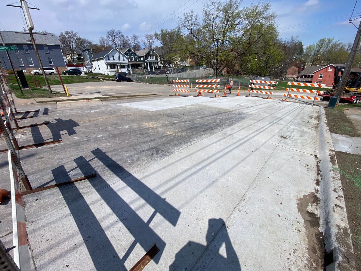 Driveway Install for TDC Excavating in Dubuque, IA