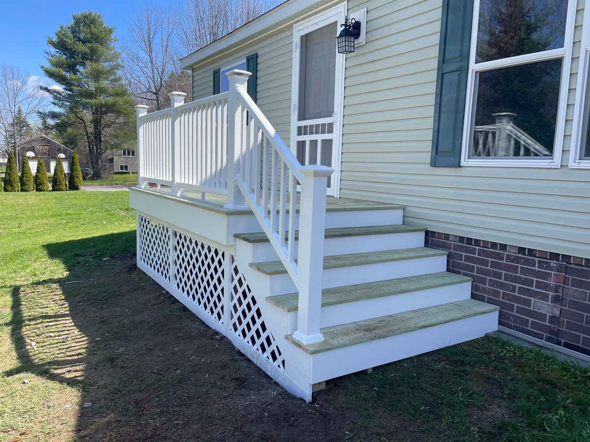 Deck Construction for McKenna General Contracting in Readfield, ME