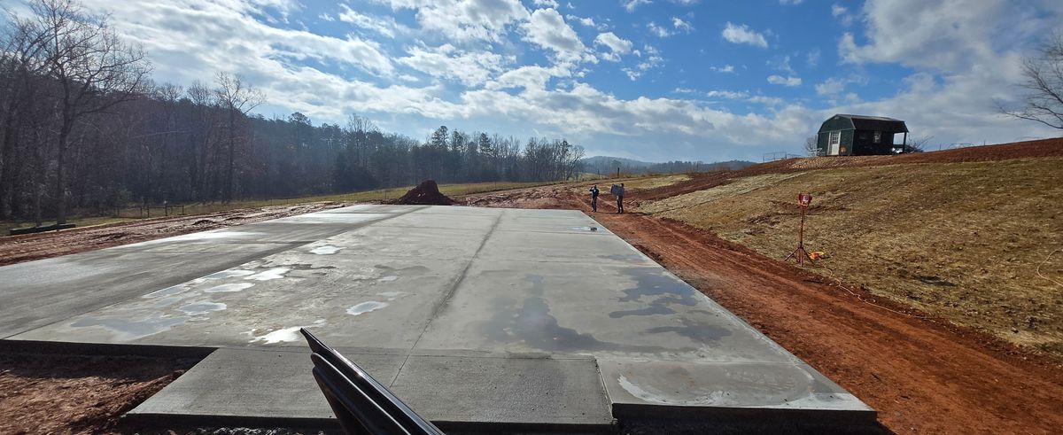 Commercial Concrete Work for Miilan Construction in Boonville, NC