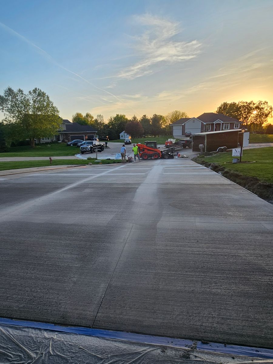 Concrete Slab Construction for New Age Concrete in Perry, IA