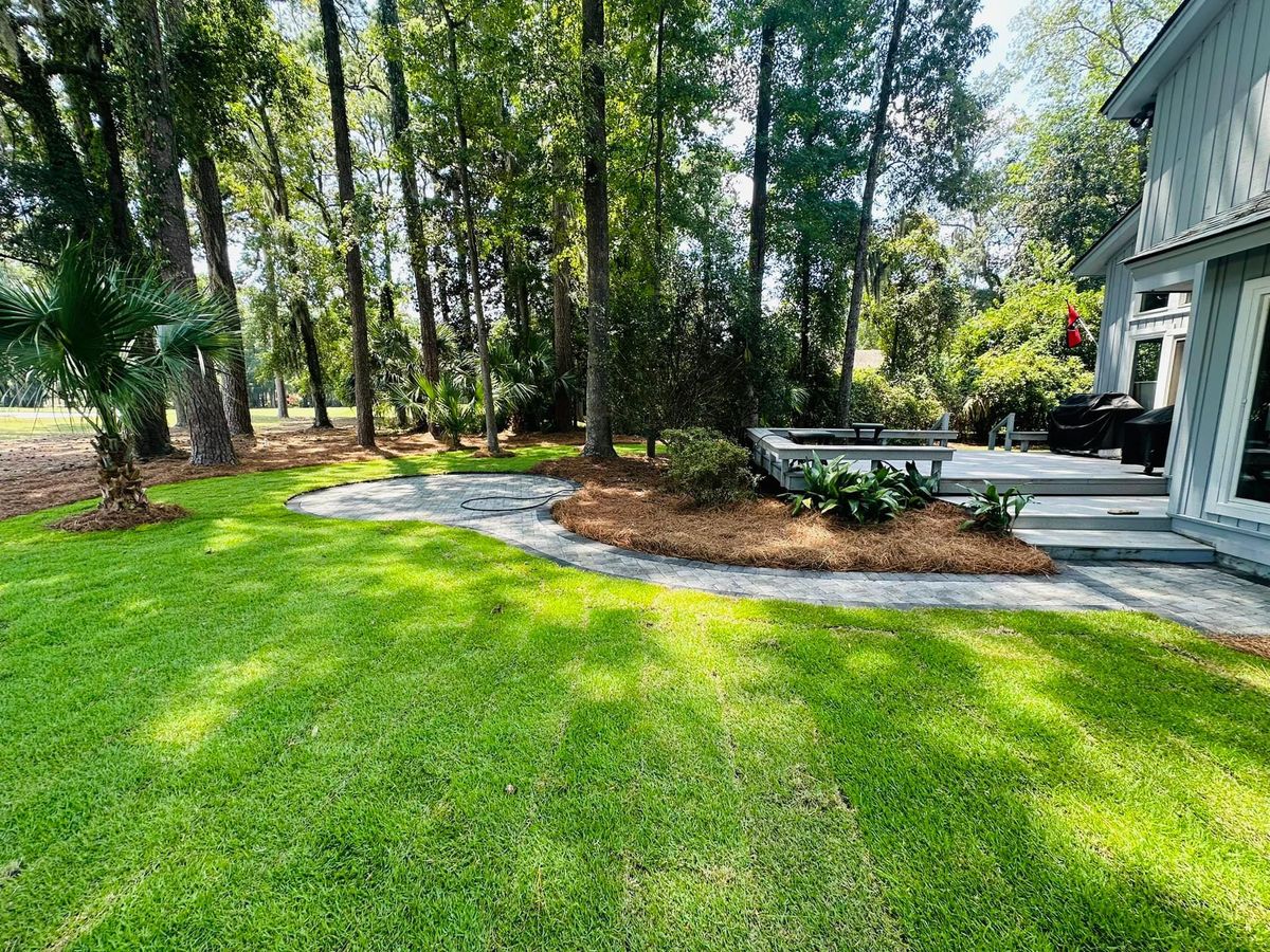  Turf Services for George’s Hardscape in Bluffton, SC