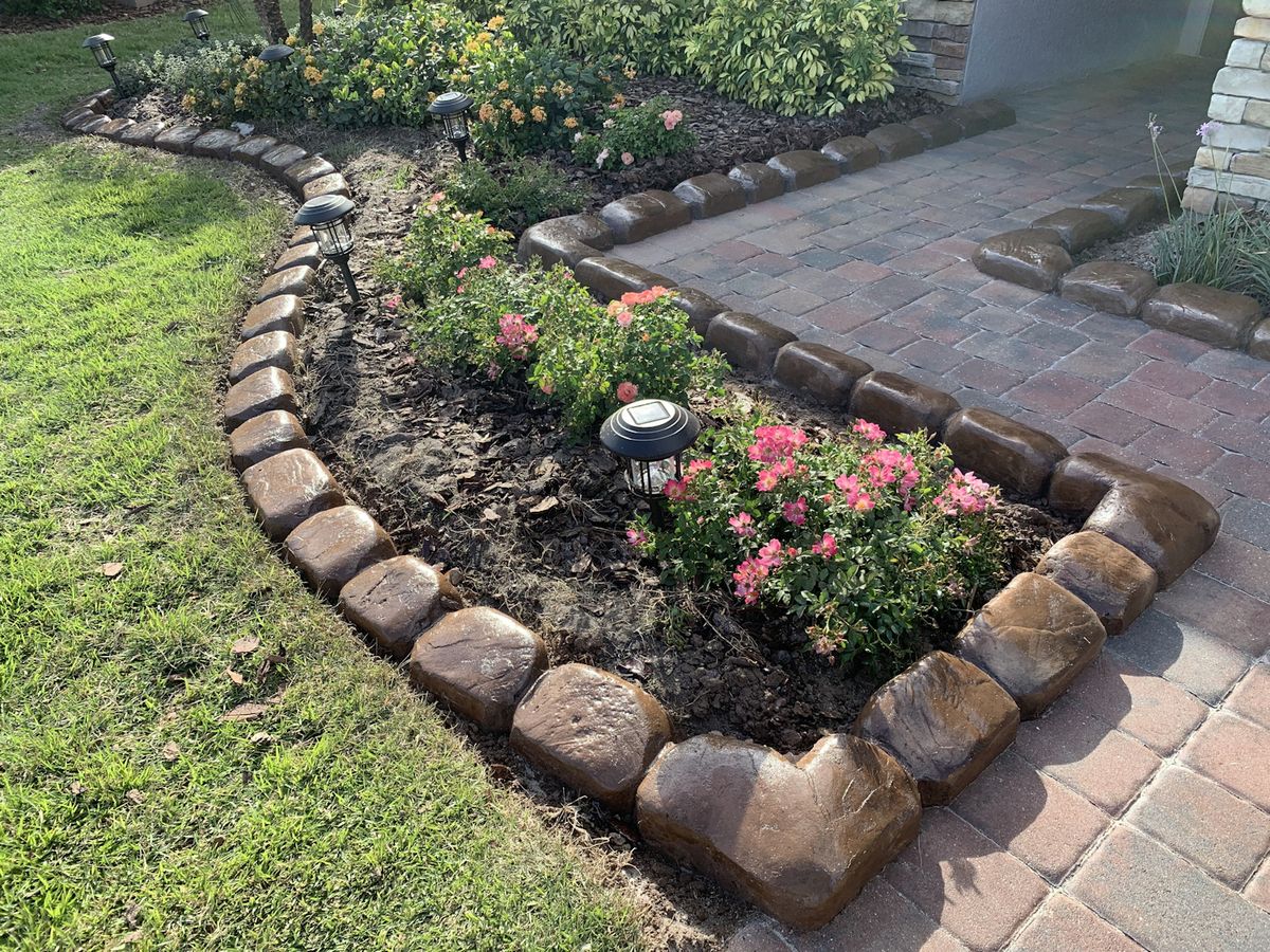 Custom Curbing for Lawn Caring Guys in Cape Coral, FL