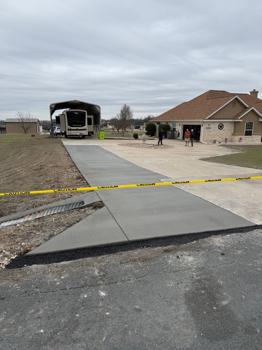 Driveway Construction for Benitez Brothers Construction in Austin, TX