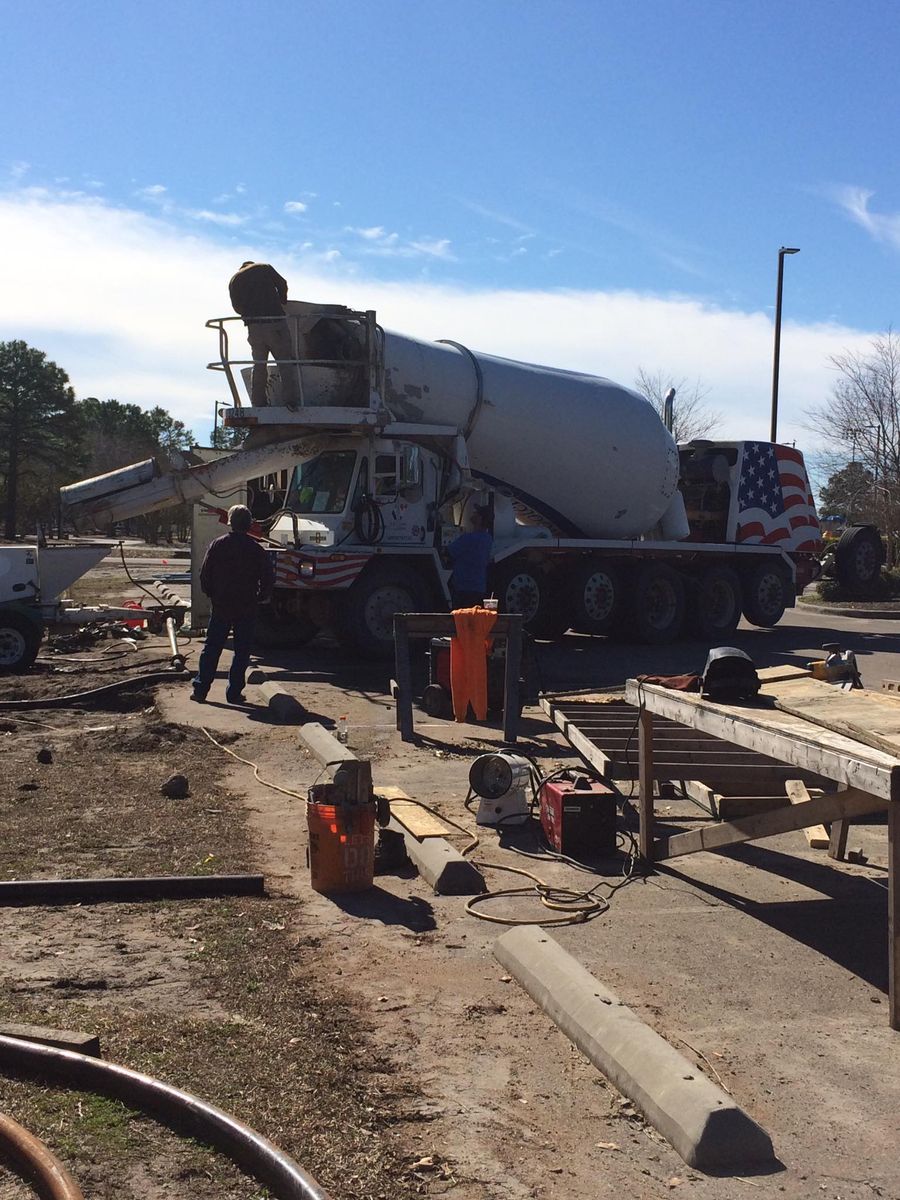 Foundation Laying for Rock Solid Custom Concrete in Wilmington, NC