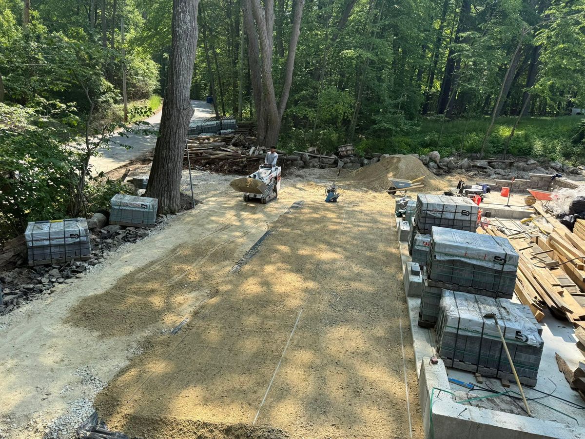 Retaining Wall Construction for J & R VISUAL LANDSCAPING in Haverhill, MA