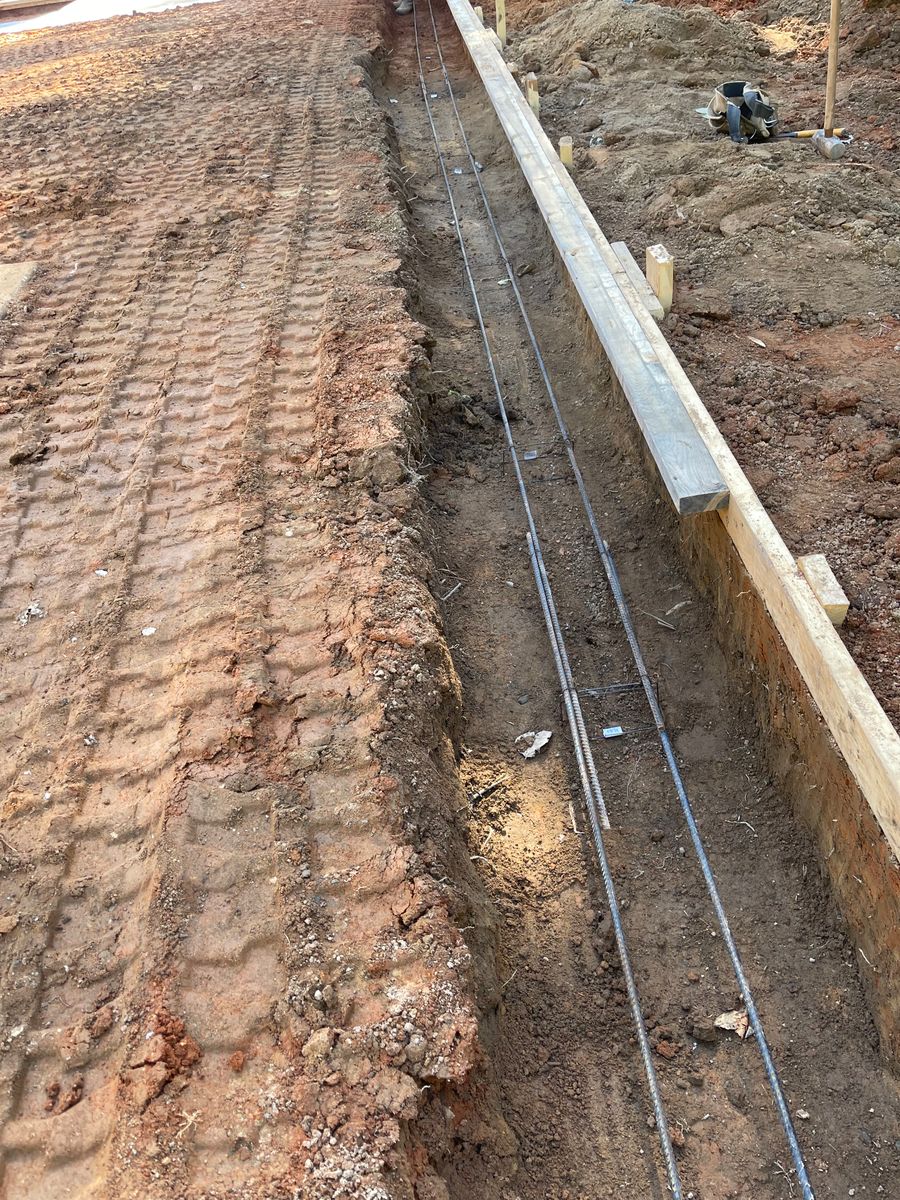 Footings for Wenkel Concrete, LLC in Sherrills Ford, NC