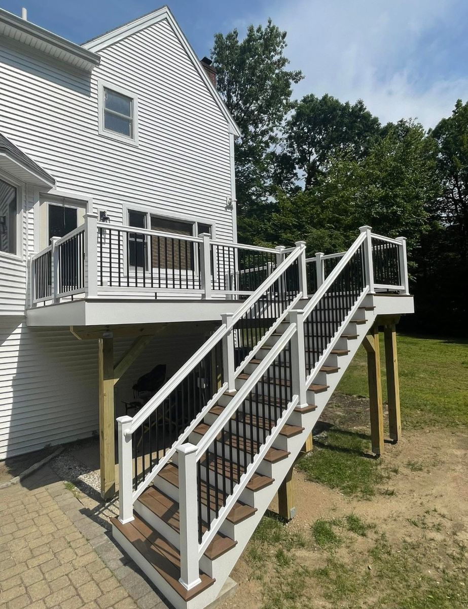 Deck Construction for LMA Home Improvement in Ashby, MA