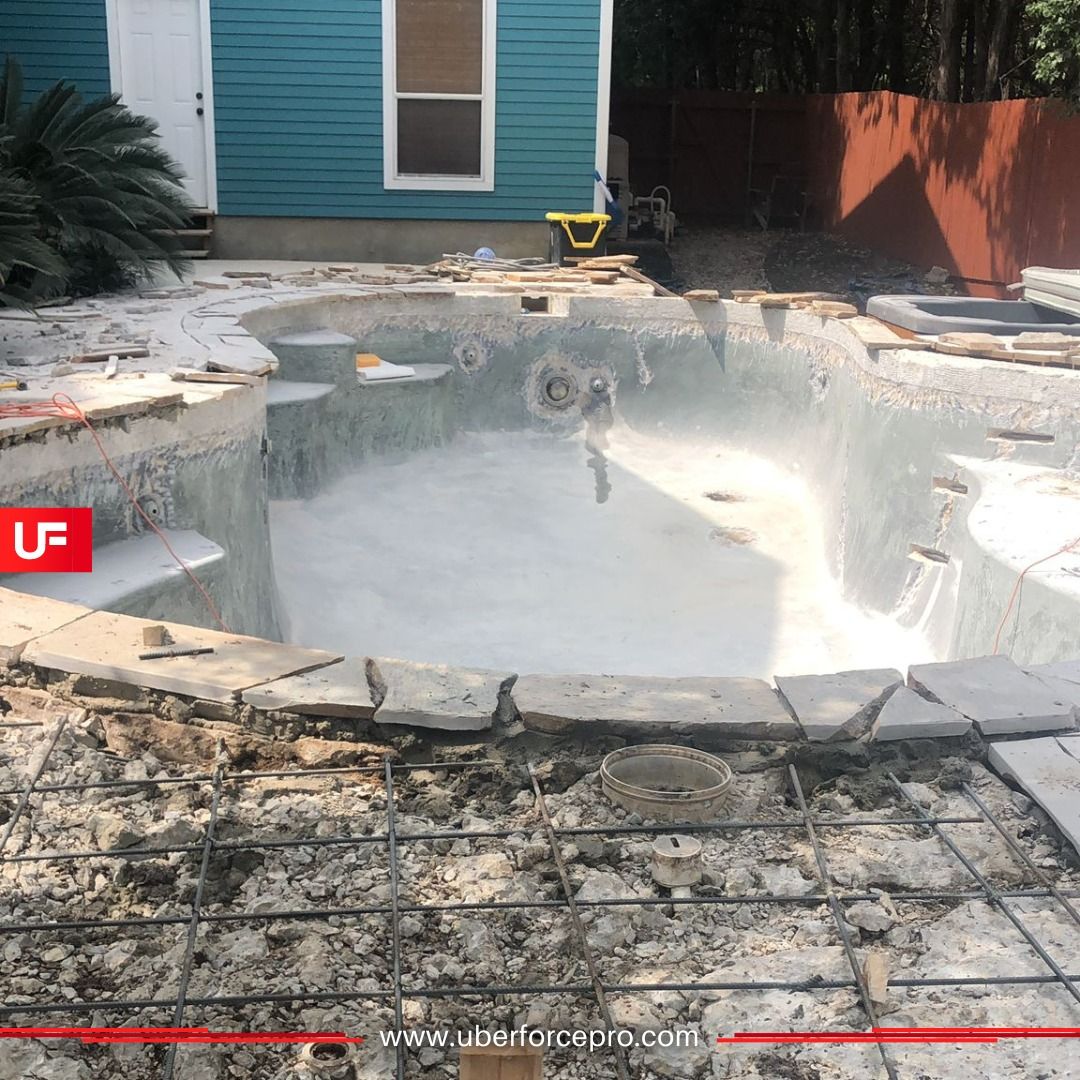 Pool Repairs and Remodels for UBER FORCE in San Antonio, TX