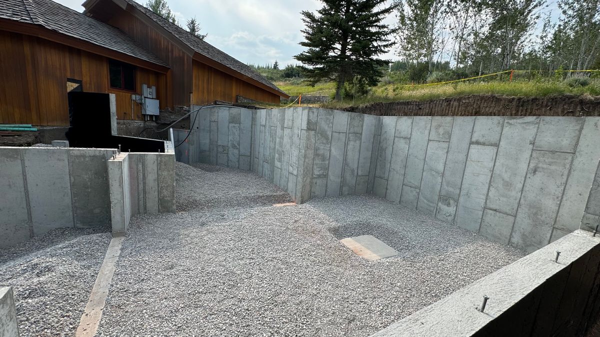 Foundation Excavation for Hansen Earth Works in Jackson, WY