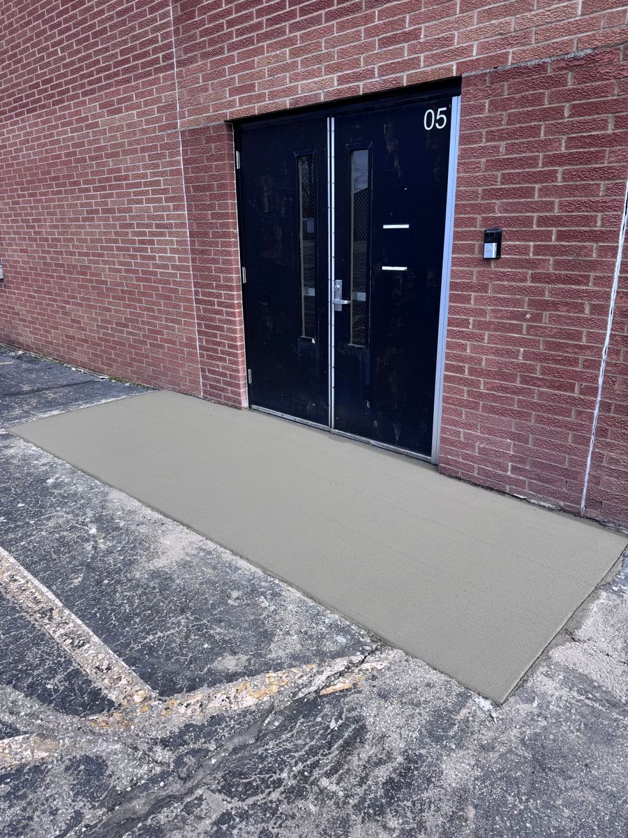 Sidewalk Installation for B & E Concrete in Michigan City, IN