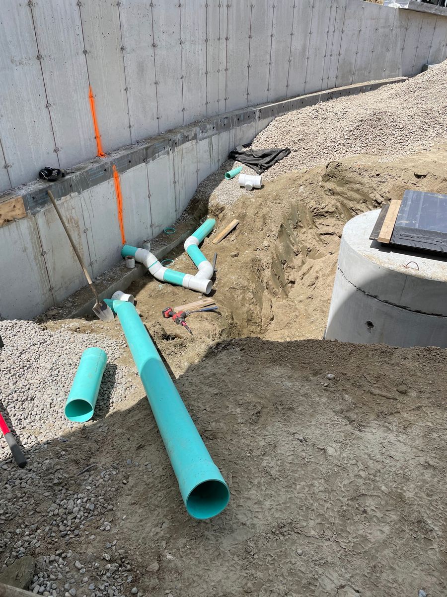 Sewer & Water & Power Lines for Andy Naylor Excavation in Stowe, VT