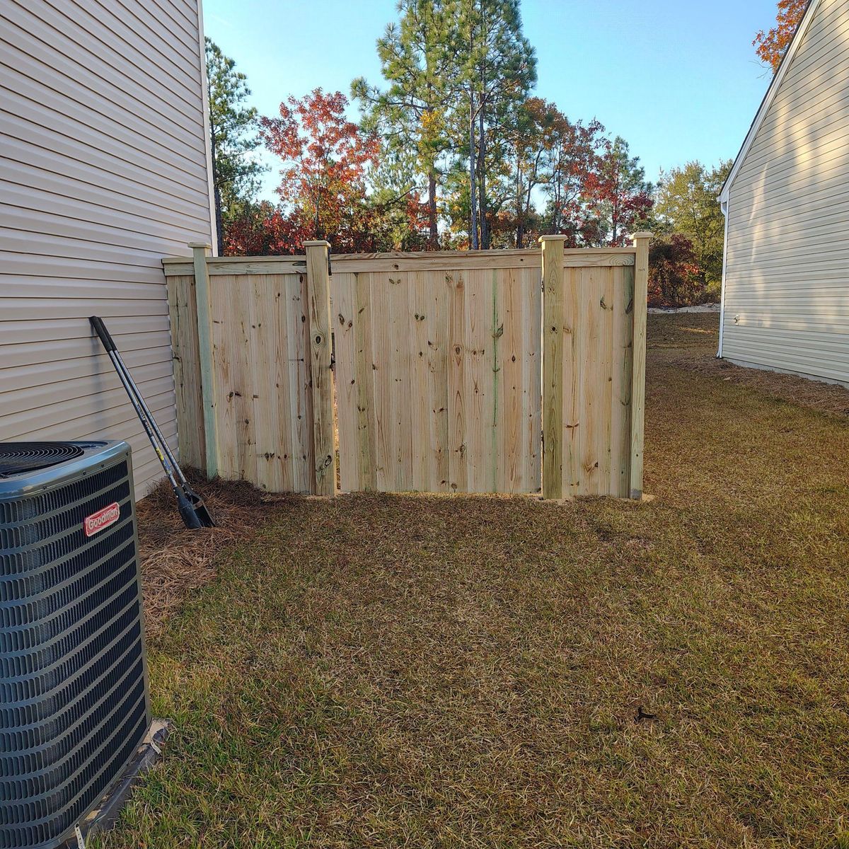 Fence Installation for JB Nealy Fence in Elgin, SC