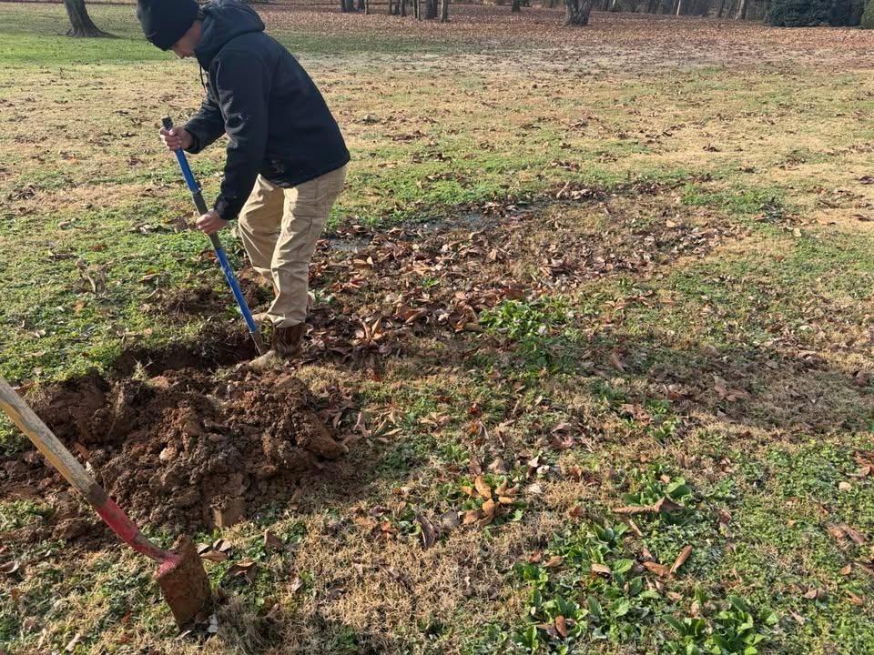 Foundation Digging for TrottCo Excavation in Shelbyville, TN