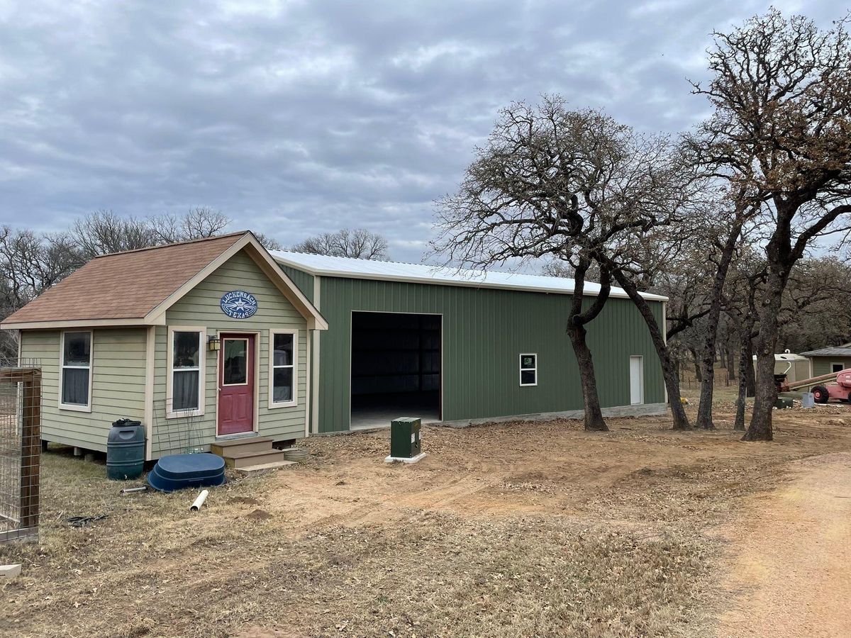 Barndominium Construction for Ryan Bohnert Innovations in Comfort, TX