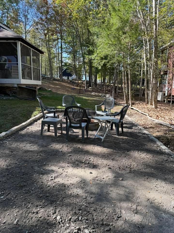 Patio Design & Construction for Smythe’s Stonework & Masonry in Buxton, ME