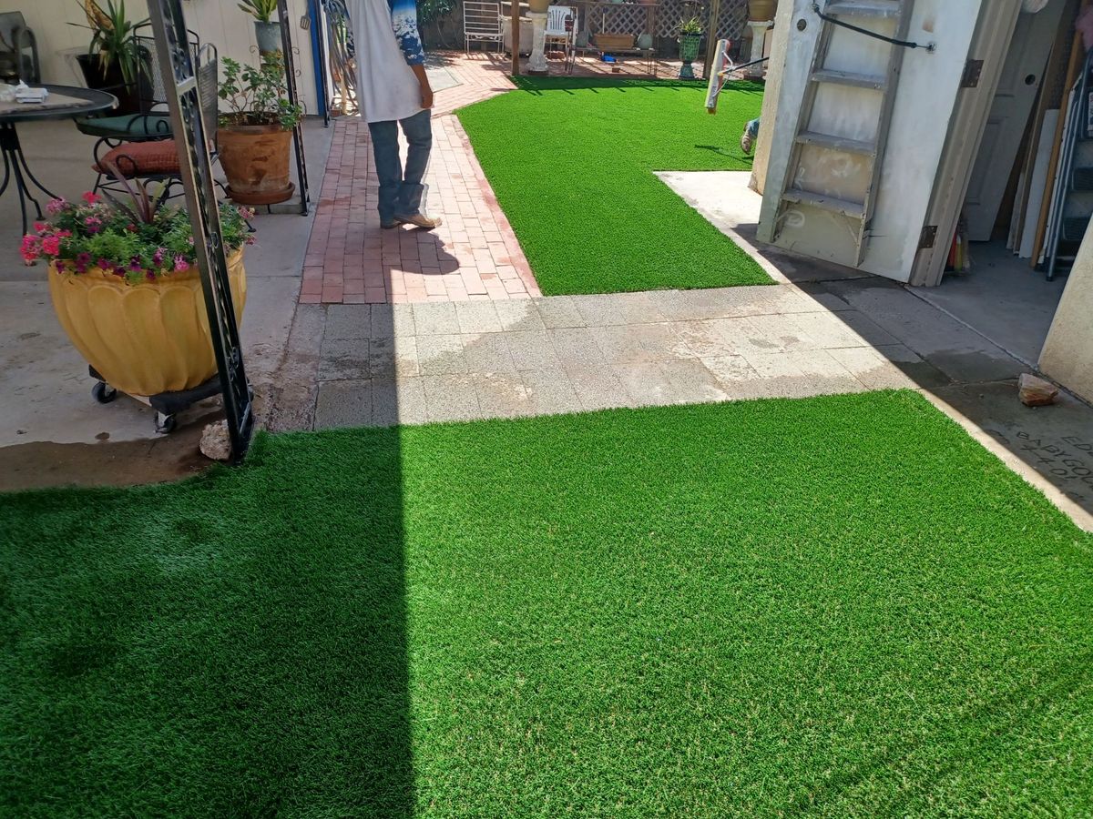 Turf Installation for Oasis Landscaping LLC  in El Paso, TX