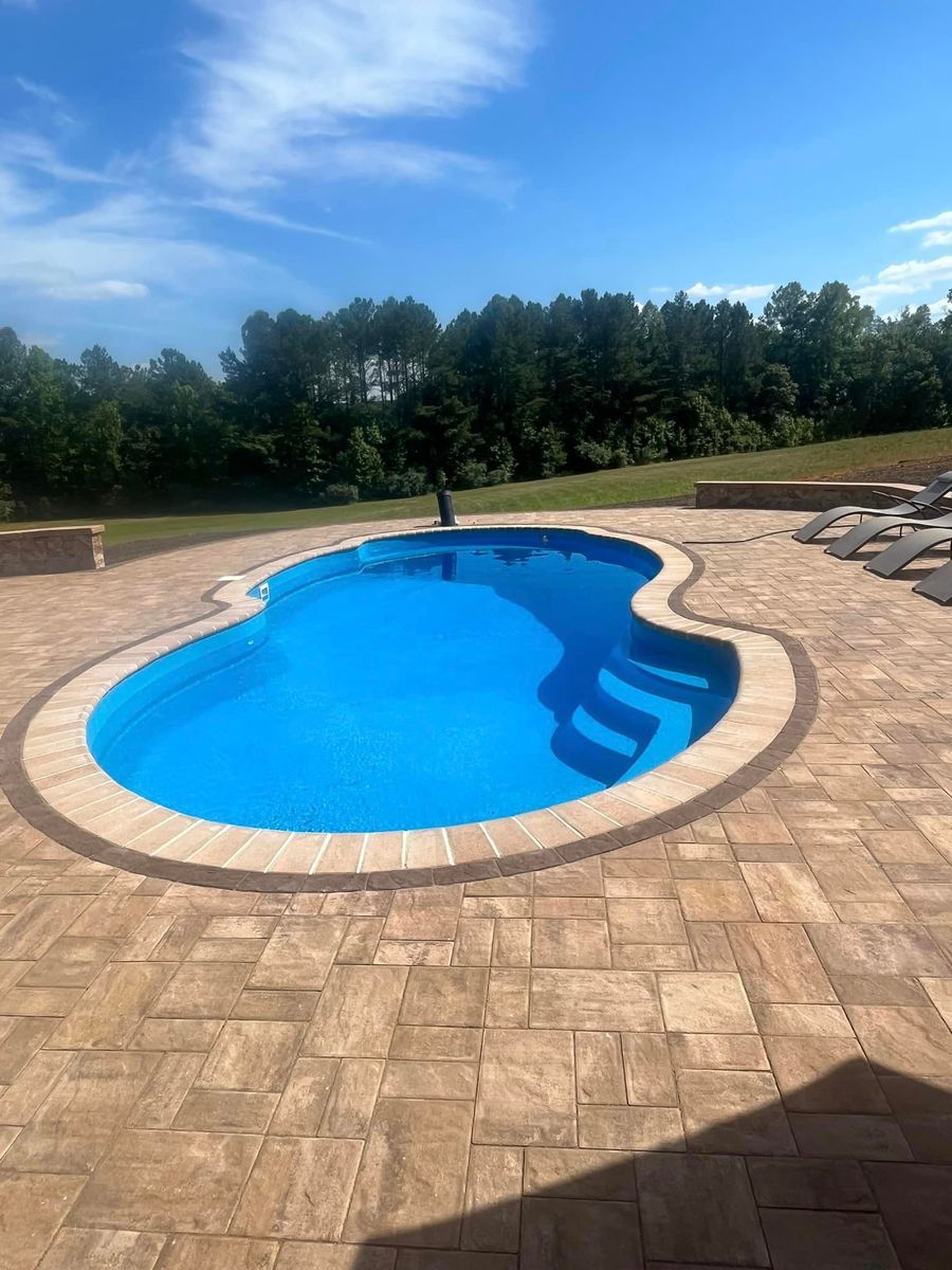 Custom Pool Design for James River Pools and Spa in Powhatan, VA