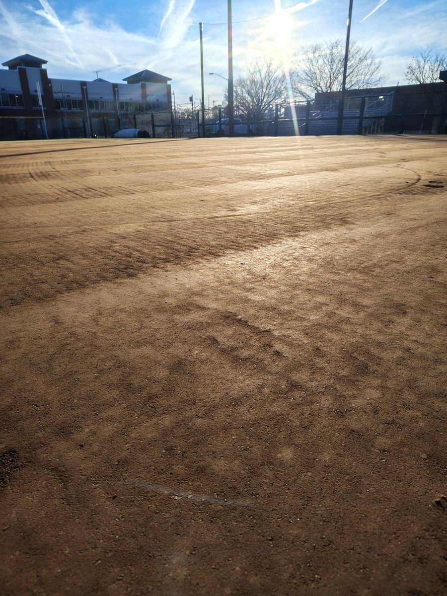 Infield Installation for Fowler’s Turf & Grading  in Suffolk, VA