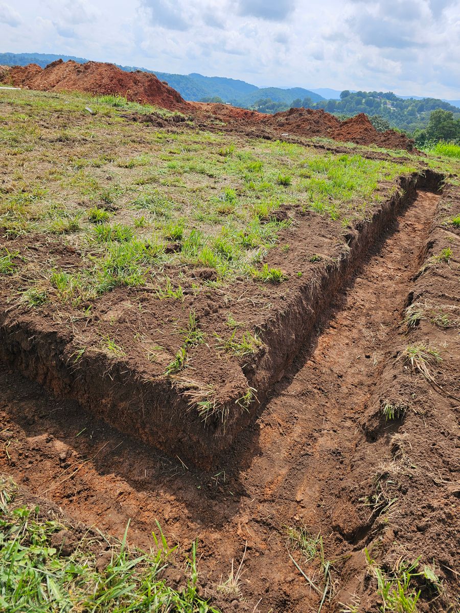 Footings for Walker Excavation in Tazewell, TN