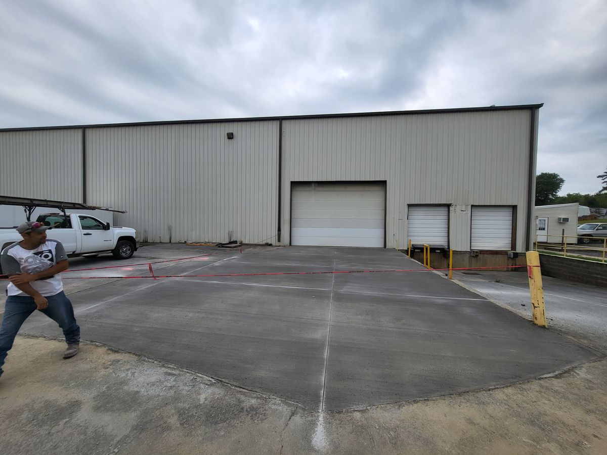 Commercial Concrete Work for Miilan Construction in Boonville, NC