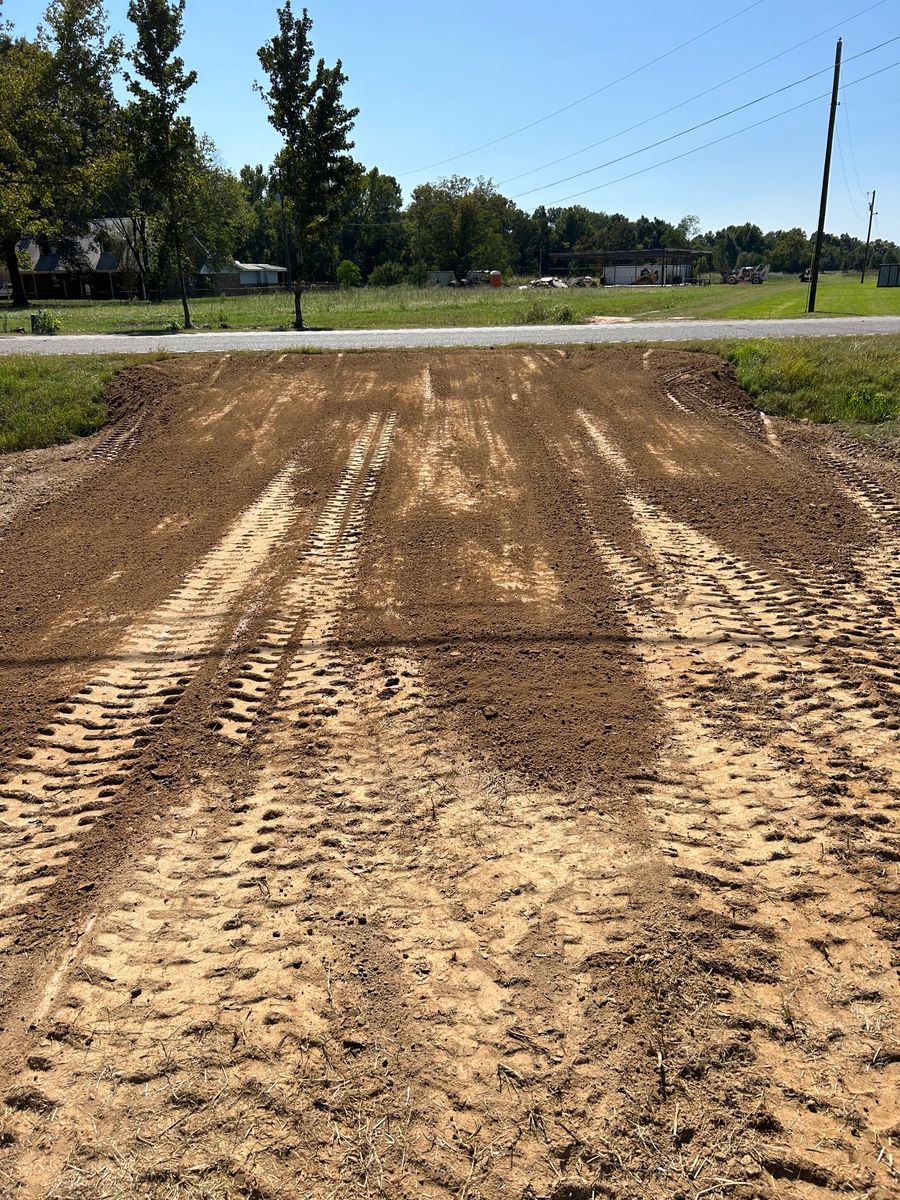 House pads & Driveway Installations for Lambert Equipment Services in Hessmer, LA