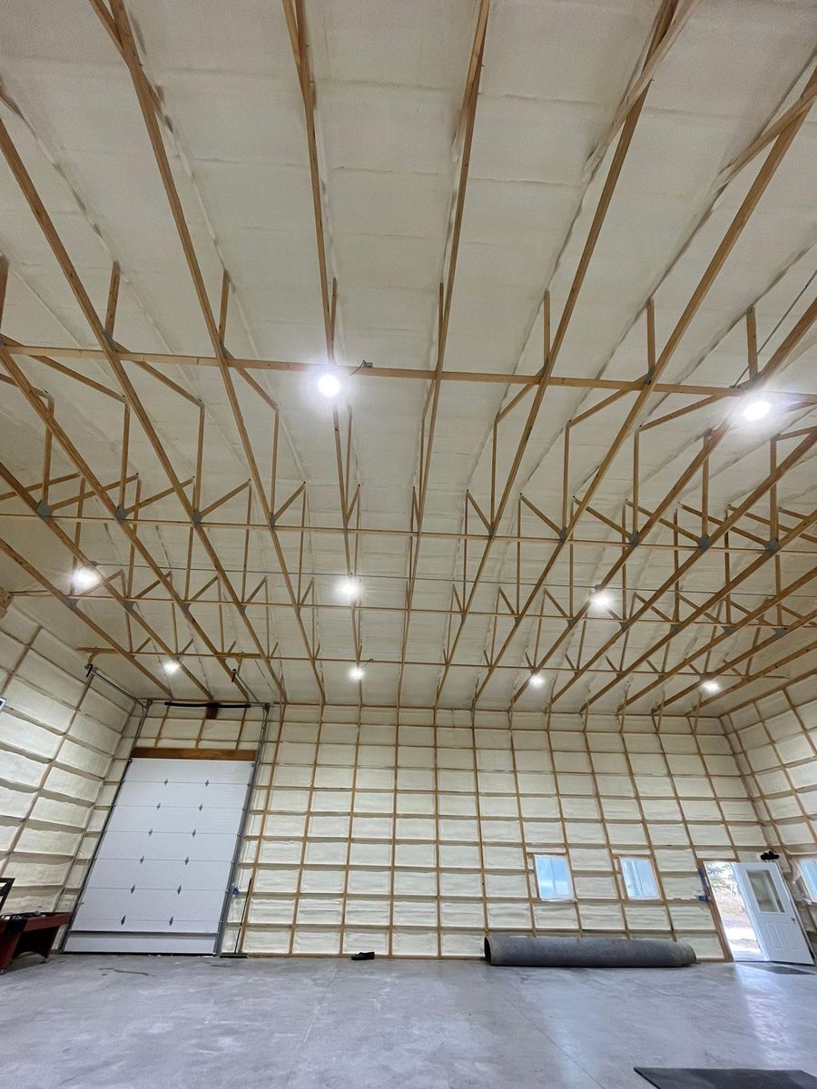 New Home Construction Spray Foam Insulation for Schwartz Spray Foam Services in Osseo, WI